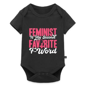 Égalité des sexes Égalité des sexes - Body à manches courtes Premium Bébé - noir - Devant