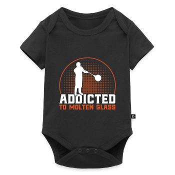 Glassblowing Glassblowing Glassworker Gift - Baby Premium short-sleeve bodysuit - black - Front