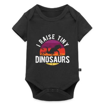 Eidechsen Für Besitzer Von Reptilien - Baby Premium Kurzarmbody - Schwarz - Vorne