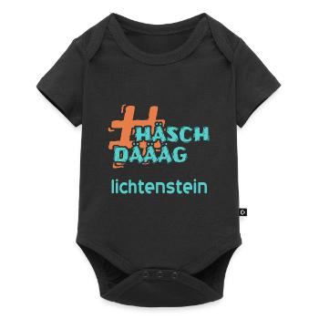 Land Lichtenstein - Baby Premium Kurzarmbody - Schwarz - Vorne