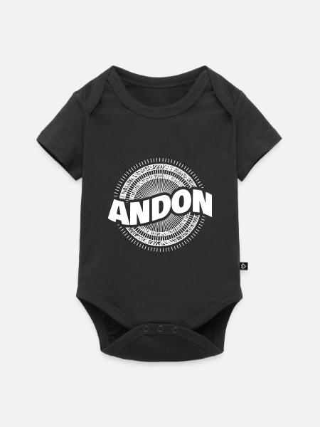 Mann Andon - Baby Premium Kurzarmbody - Schwarz