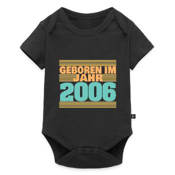 2006 2006 - Baby Premium Kurzarmbody - Schwarz - Vorne