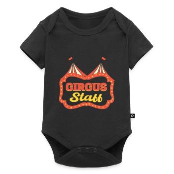 Circus Staff Stuntwoman - Baby Premium Kurzarmbody - Schwarz - Vorne