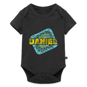 Daniel - Baby Premium short-sleeve bodysuit - black - Front