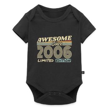 Vintage 2006 Rétro - Cadeau D’anniversaire 2006 - Body à manches courtes Premium Bébé - noir - Devant