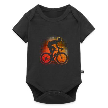 Women's Men's Road Cycling Road Cycling Road Bike - Baby Premium short-sleeve bodysuit - black - Front