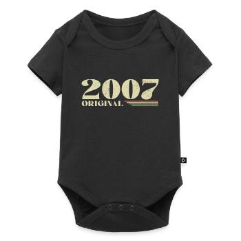 Original 2007 Vintage 2007 Retro Anniversary 2007 - Baby Premium short-sleeve bodysuit - black - Front