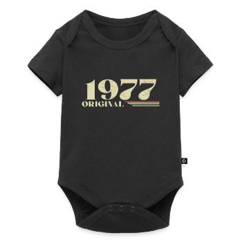 Original 1977 Vintage 1977 Birthday 1977 Retro - Baby Premium short-sleeve bodysuit - black - Front