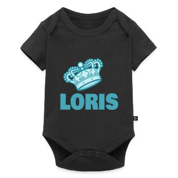 Gift for Loris - Baby Premium short-sleeve bodysuit - black - Front
