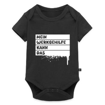 Profession : Assistante - Body à manches courtes Premium Bébé - noir - Devant