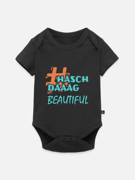 Geschenk für Beautiful - Baby Premium Kurzarmbody - Schwarz