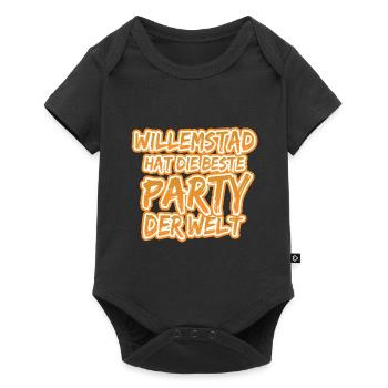 Gift for Willemstad - Baby Premium short-sleeve bodysuit - black - Front