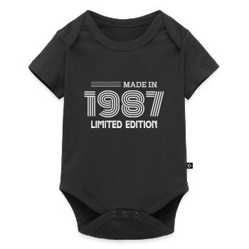 cadeau anniversaire 1987 idée cadeau 1987 - Body à manches courtes Premium Bébé - noir - Devant