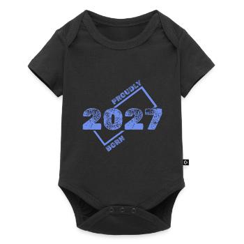 2027 - Baby Premium short-sleeve bodysuit - black - Front