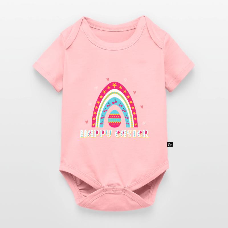 Happy Easter Easter Egg Rainbow Baby Premium short-sleeve bodysuit