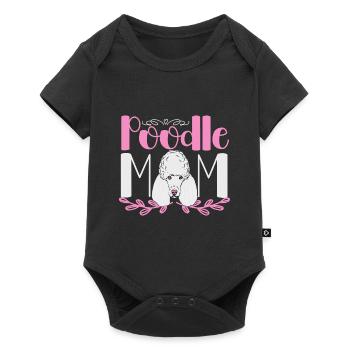 Caniche Maman Chien Caniche Mama - Body à manches courtes Premium Bébé - noir - Devant