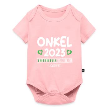 Onkel 2023 Loading - Baby Premium Kurzarmbody - Rosa - Vorne