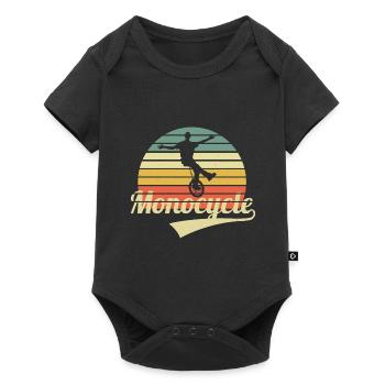 Unicycle - Baby Premium short-sleeve bodysuit - black - Front