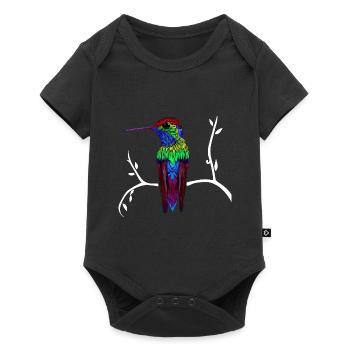kohlibrie on a branch - Baby Premium short-sleeve bodysuit - black - Front