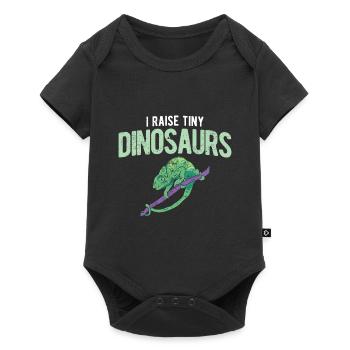 Eidechsen Für Besitzer Von Reptilien - Baby Premium Kurzarmbody - Schwarz - Vorne