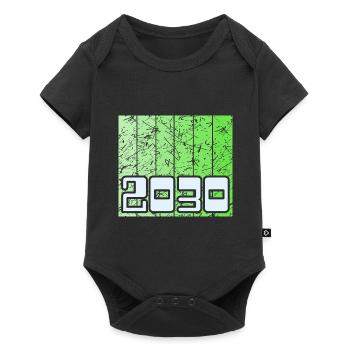 Année 2030 - Body à manches courtes Premium Bébé - noir - Devant