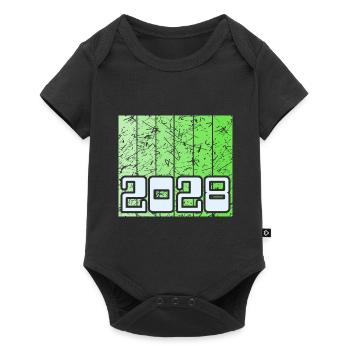 Year 2028 - Baby Premium short-sleeve bodysuit - black - Front