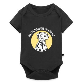Dalmatiner Liebhaber Hundeführer - Baby Premium Kurzarmbody - Schwarz - Vorne
