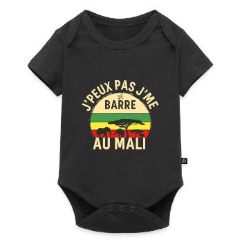 J peux pas j me barre Au Mali - Body à manches courtes Premium Bébé - noir - Devant