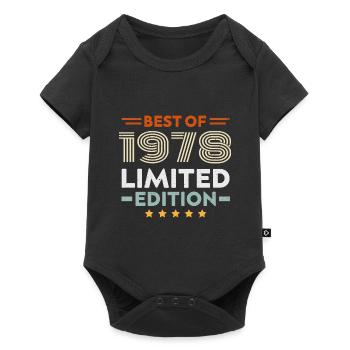 Retro 1963 Vintage Gift 61st Birthday 61 Years - Baby Premium short-sleeve bodysuit - black - Front