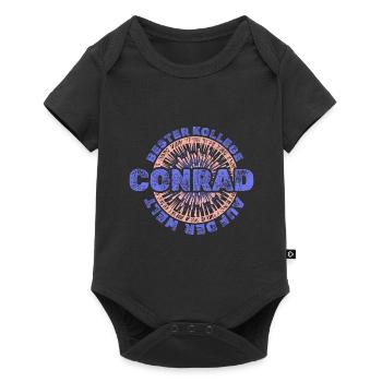 Conrad as a first name - Baby Premium short-sleeve bodysuit - black - Front