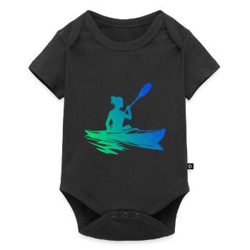 Kayak Canoë Kayak Homme Kayak Femme - Body à manches courtes Premium Bébé - noir - Devant