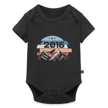 Original 2016 Vintage 2016 Birthday 2016 - Baby Premium short-sleeve bodysuit - black - Front