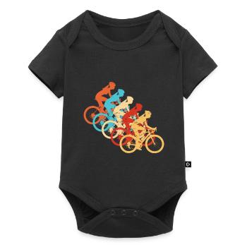 Homme Cyclisme Cyclisme VTT Cyclisme - Body à manches courtes Premium Bébé - noir - Devant