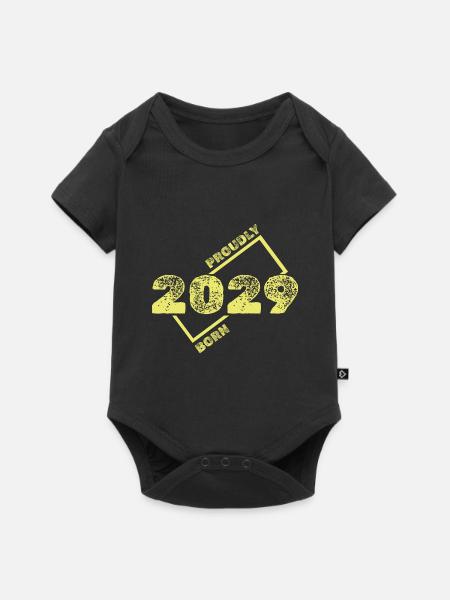 Geschenkidee 2029 - Baby Premium Kurzarmbody - Schwarz