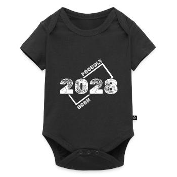 Idée cadeau 2028 - Body à manches courtes Premium Bébé - noir - Devant