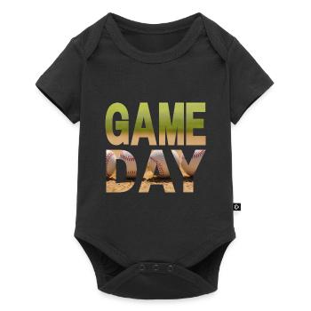 Game Day Baseball - Baby Premium Kurzarmbody - Schwarz - Vorne
