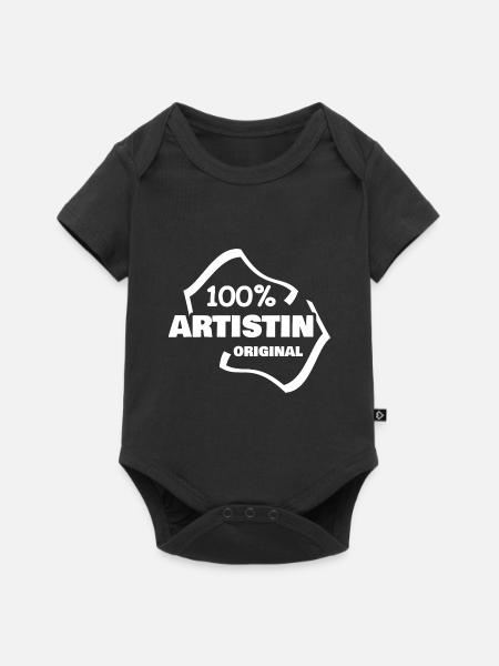 Beruf Artistin - Baby Premium Kurzarmbody - Schwarz