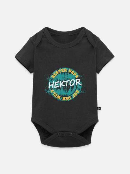 Hektor - Baby Premium Kurzarmbody - Schwarz