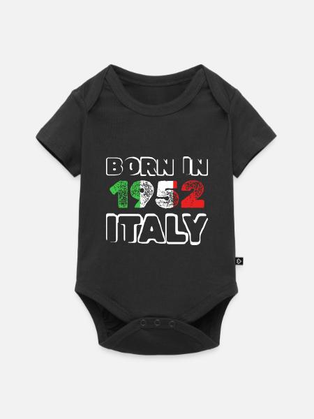 1952 - Baby Premium Kurzarmbody - Schwarz