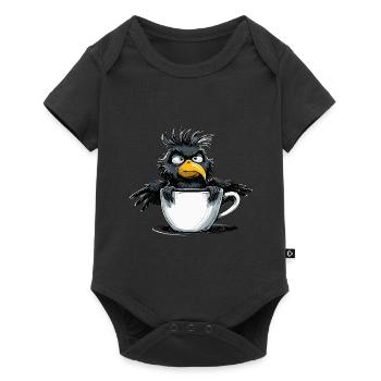Bird don't want coffee before you ask no - Baby Premium short-sleeve bodysuit - black - Front