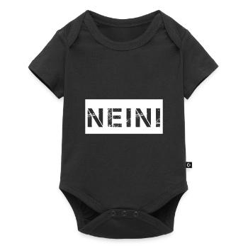 Nein - Baby Premium Kurzarmbody - Schwarz - Vorne