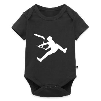 Stuntscooter Scooter Pedal Scooter - Baby Premium short-sleeve bodysuit - black - Front