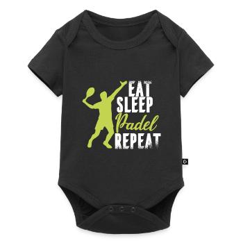 Padel Padel Paddle Paddle Espagne - Body à manches courtes Premium Bébé - noir - Devant
