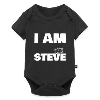 King Steve Name - Baby Premium short-sleeve bodysuit - black - Front