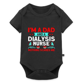 Dialysis Nursing Dialysis Treatment Gift - Baby Premium short-sleeve bodysuit - black - Front