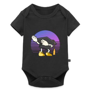Dab Academic Cap Graduation - Body à manches courtes Premium Bébé - noir - Devant