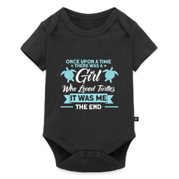 Turtle Sea turtles Turtles Liebha - Baby Premium short-sleeve bodysuit - black - Front