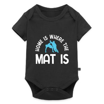 Grappling Martial Arts Wrestling - Baby Premium Kurzarmbody - Schwarz - Vorne