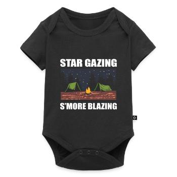 Astronomy Stargazing Motorhome - Baby Premium short-sleeve bodysuit - black - Front
