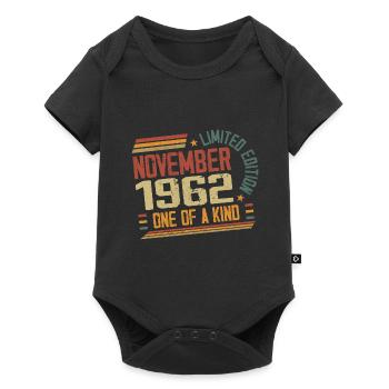 Awesome Since November 1962 Birthday Gift - Baby Premium short-sleeve bodysuit - black - Front